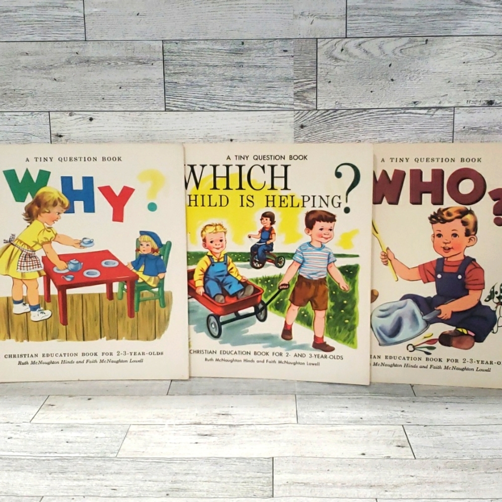 Extremely Rare A Tiny Question Books Set (3)